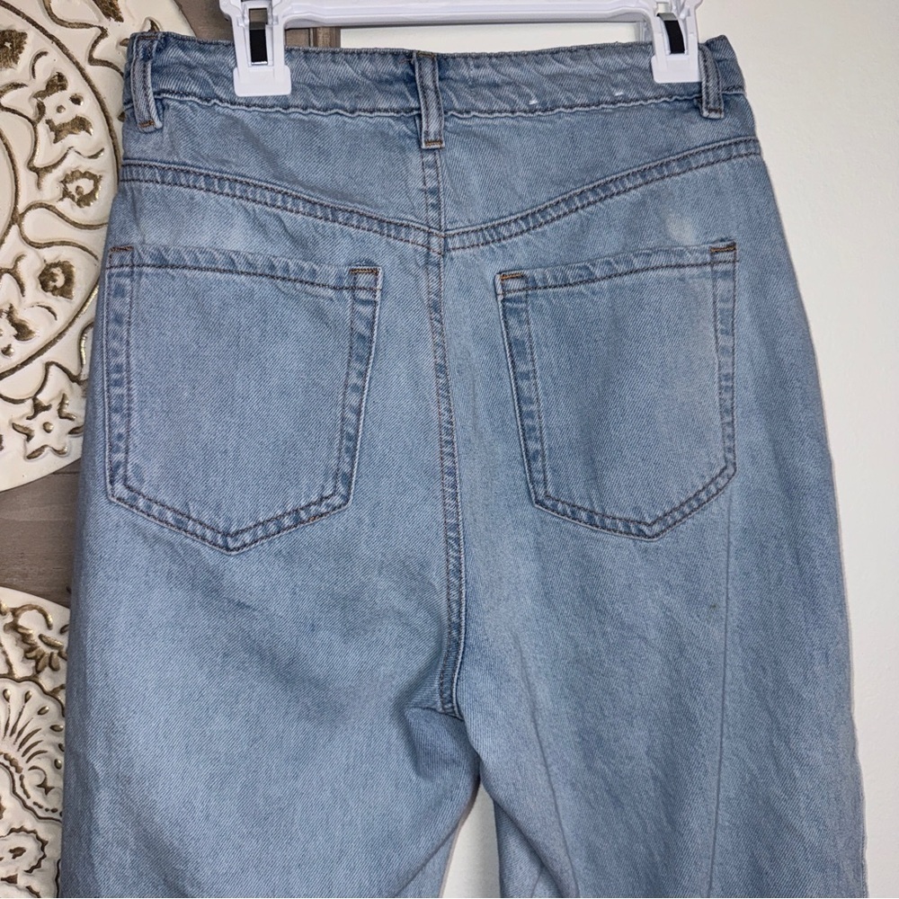 Garage Denim Light Wash High Rise Tapered Jeans Size 24 - Picture 4 of 5